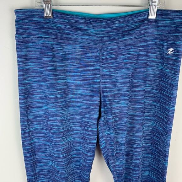 Energy Zone Blue Heathered Mid-Rise Leggings - Picture 2 of 6